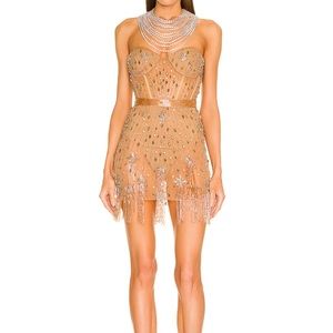 DUNDAS X REVOLVE CRYSTAL EMBELLISHED PARTY DRESS